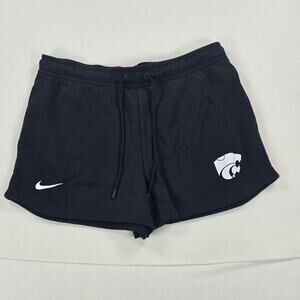 NWT Nike‎ Kansas State Wildcats Black Essential Shorts Women's Size Medium